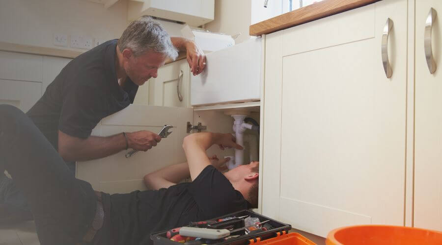 Professional burst pipe repair services in Rhome, TX